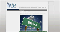 Desktop Screenshot of ethics.efpa.eu