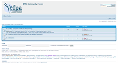 Desktop Screenshot of community.efpa.eu